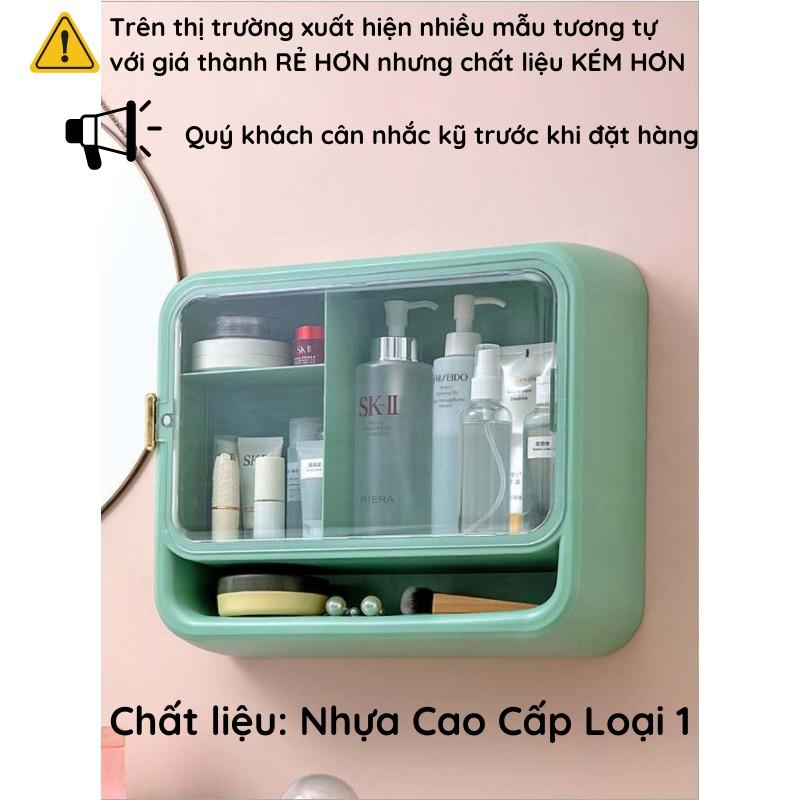 Kệ mỹ phẩm- Hộp Đựng Mỹ Phẩm Treo Tường- Tủ thuốc gia đình tiện lợi- Gia Dụng Tân Thanh