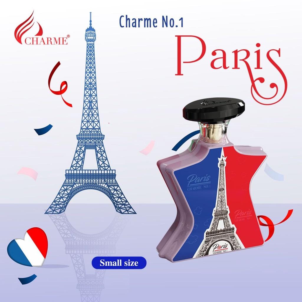 Nước hoa nữ cao cấp, Charme N0.1 Paris, lưu hương lâu, đầy bí ẩn, dịu dàng và lôi cuốn, thanh lịch, 100ml