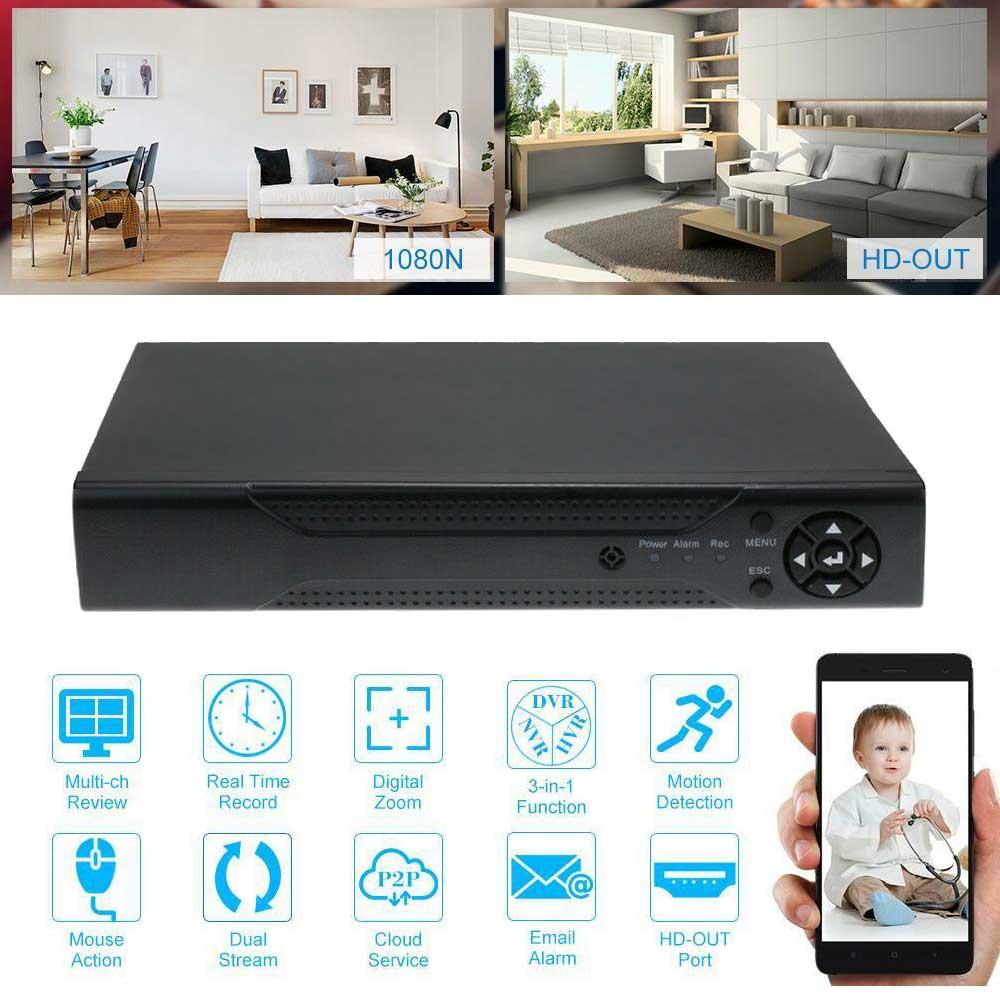 H.264 Full HD 1080P 4Channel Security Network Video Recorder for Camera