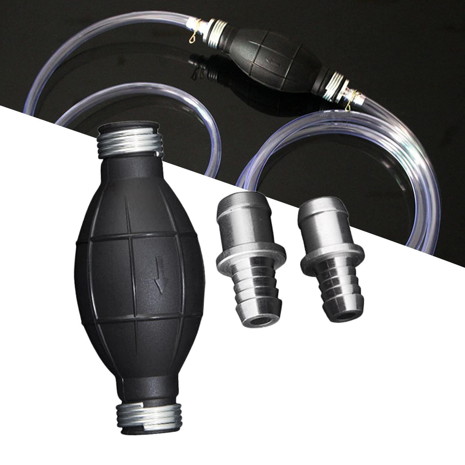 Gasoline Siphon Hose Pump, Gas Transfer Transfer Pump Fits for Oil Fuel Gas Boat