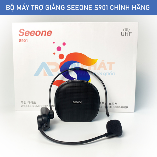 Máy trợ giảng không dây Hàn Quốc Seeone S901 Blueetooth 5.0 sóng UHF mới 2023