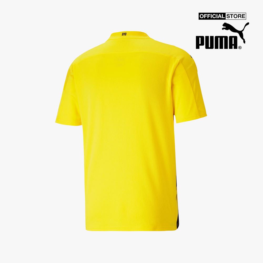 PUMA - Áo thun thể thao nam ngắn tay BVB Home Replica 757156-01-L