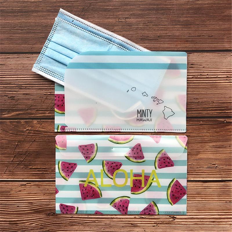 Túi Đựng Khẩu Trang Bằng Nhựa Trong Suốt Chống Bụi Tiện Dụng Chất Lượng Cao