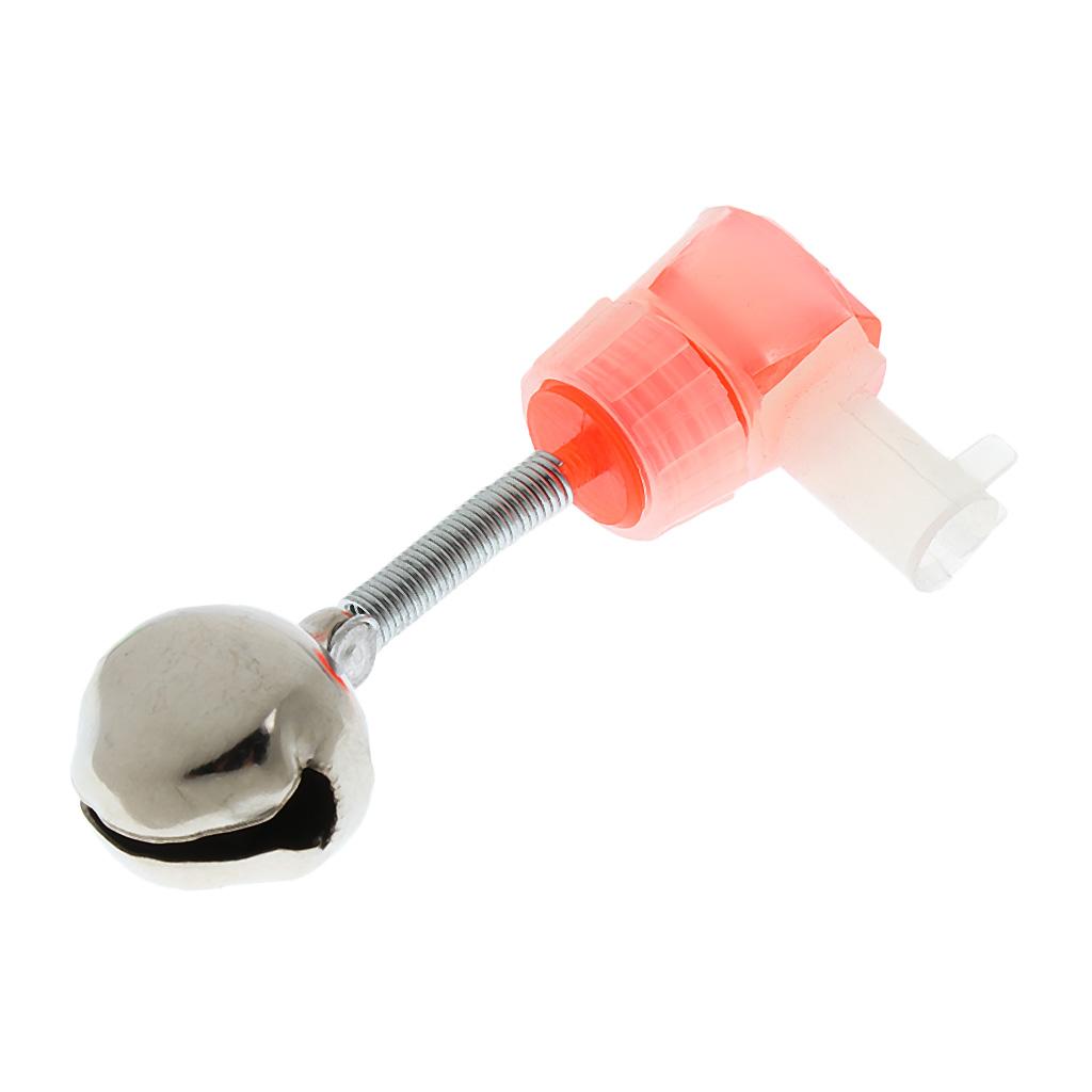 30Pcs Fishing Bite Alarms Single Bell Rod Tip Alert Ring Fishing Rod Bells Tackle