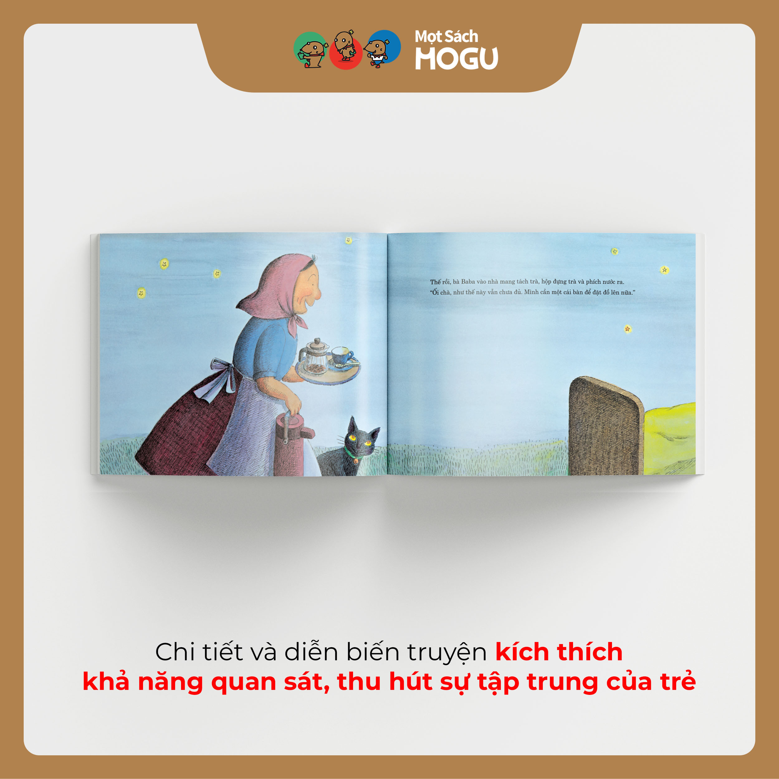 Truyện Ehon bé 3-4-5 tuổi - Đêm tất bật