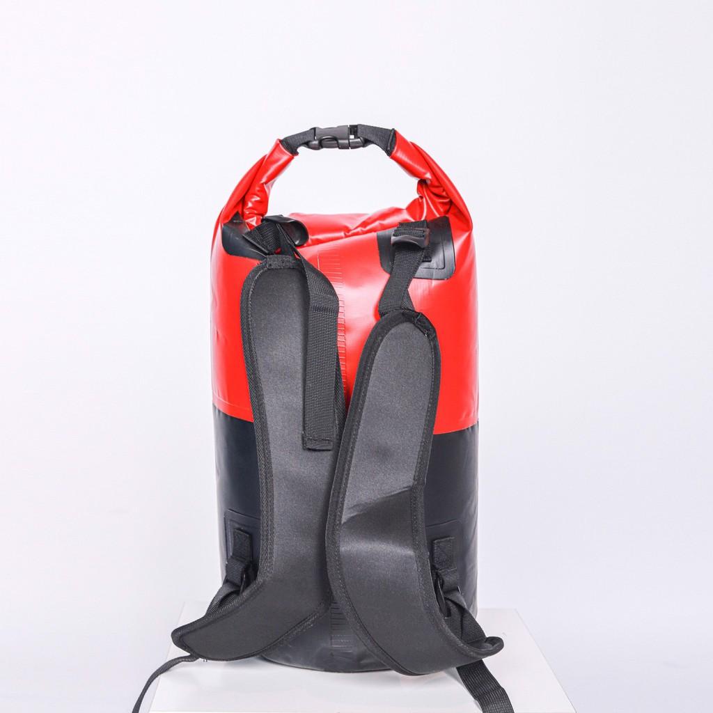 Túi Chống Nước Dry Bag 20L Đỏ Đen Sobie