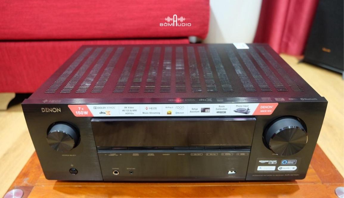 DENON AVR-X2700H | Ampli Xem Phim Nghe Nhạc Chuẩn 8K - 7.2 Kênh x 95W - Hỗ Trợ Âm Thanh 3D Dolby Atmos, Công Nghệ Ảo Hóa Độ Cao, DTS: X và DTS Virtual: X  - Nghe Nhạc Đa Phòng HEOS - Trợ Lý Ảo Alexa, Google, Apple Siri | Hàng Chính Hãng _ Mới 100%