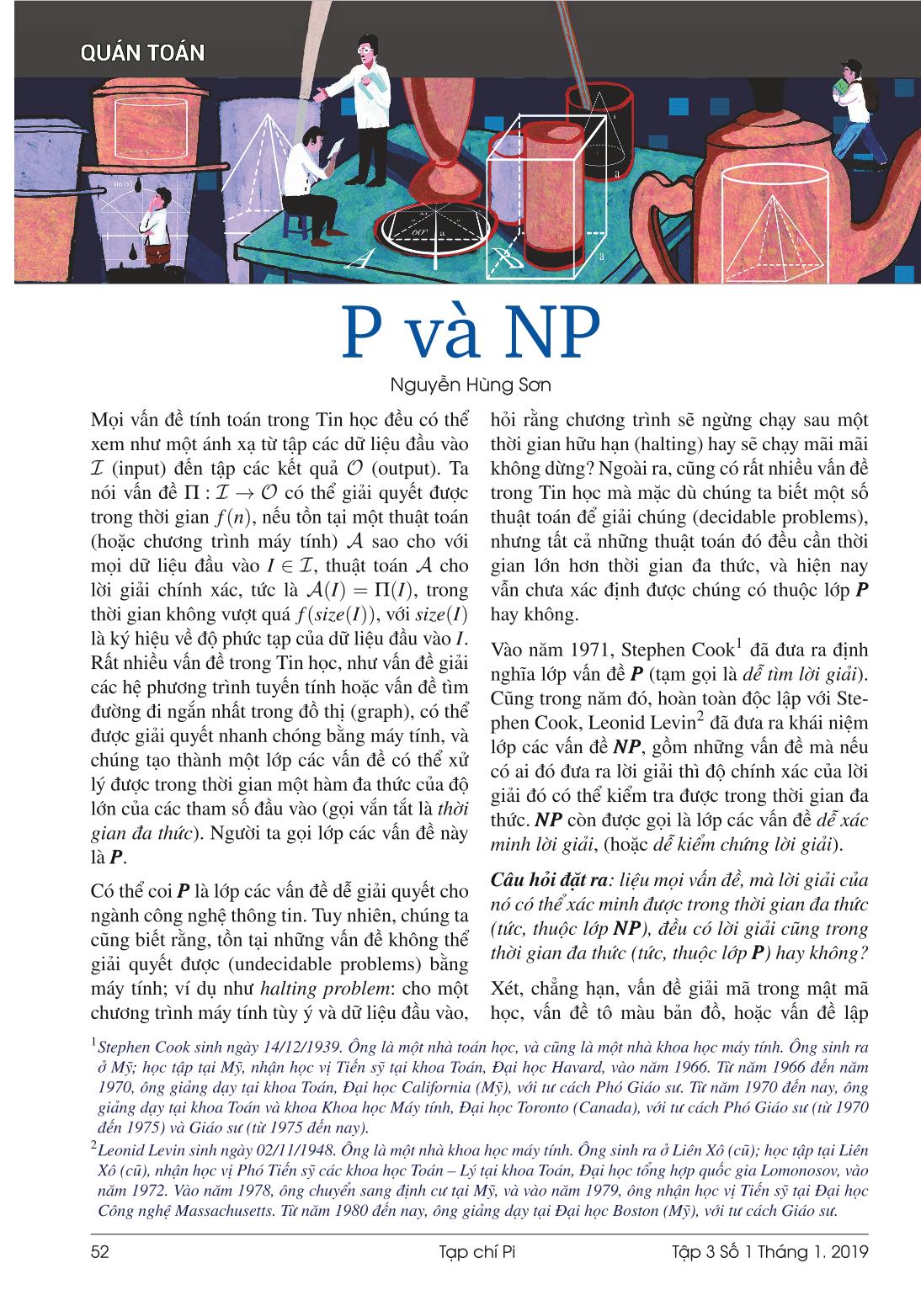 Tạp chí Pi- Hội Toán học Việt Nam số 1/ tháng 1 năm 2019