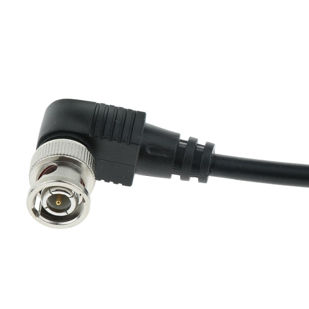 SDI BNC Right Angle Cable Male to Male Cord for DVR Monitor Wide Application