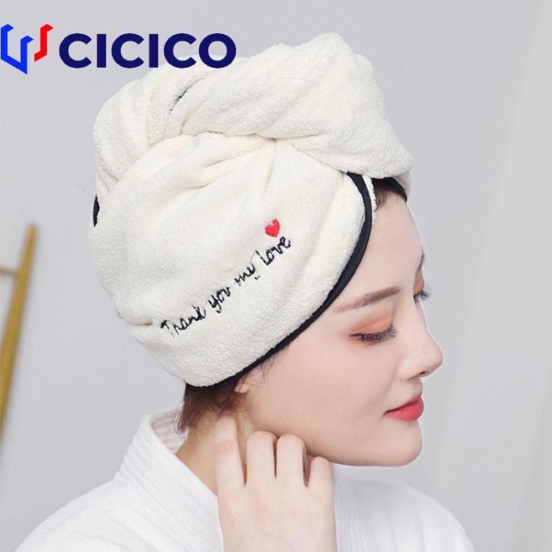 Khăn quấn ủ tóc siêu thấm nhanh khô