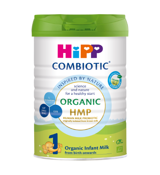 Sữa bột công thức HiPP Organic Combiotic 800g Số 01 cho bé từ 0 - 6 tháng