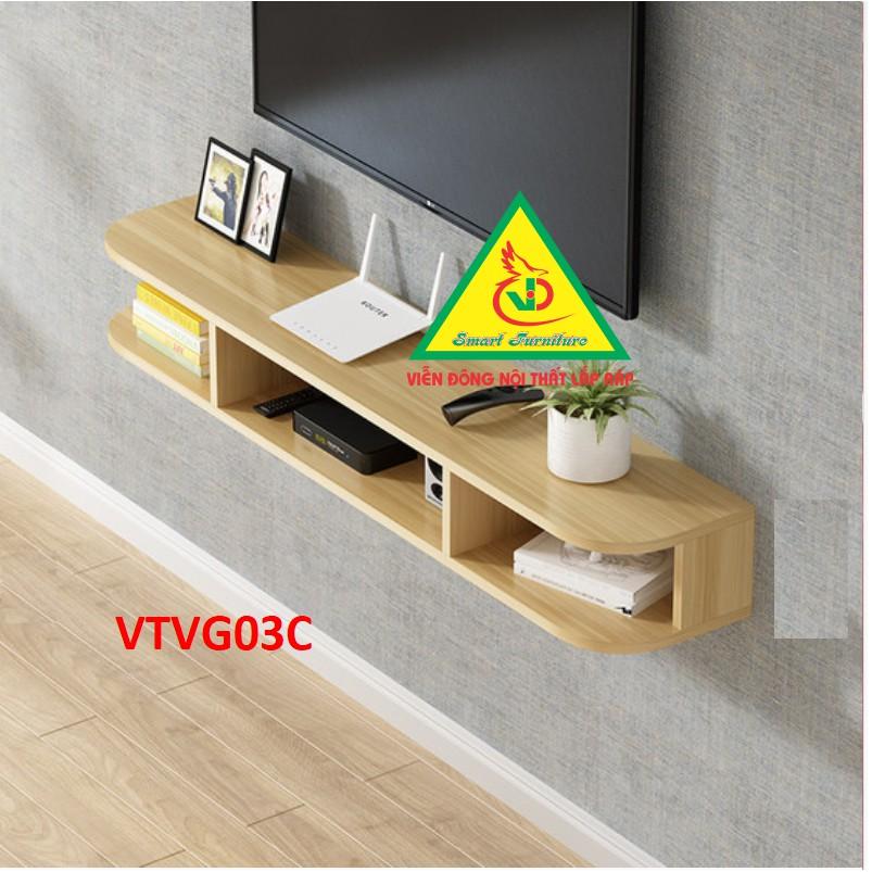 Kệ Ti Vi Treo Tường Trang Trí VTVG03C - Nội Thất Lắp Ráp