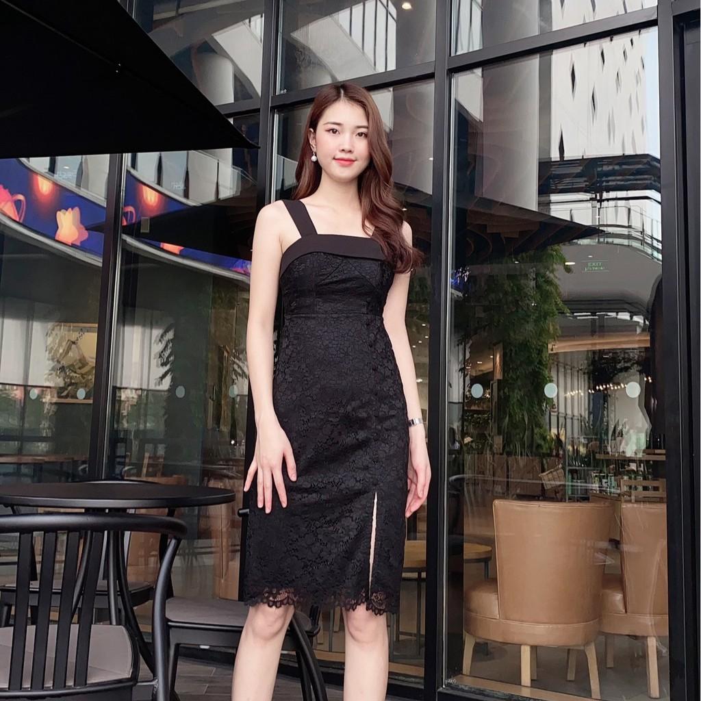 Đầm dự tiệc hai dây ôm body xinh xắn Bianca