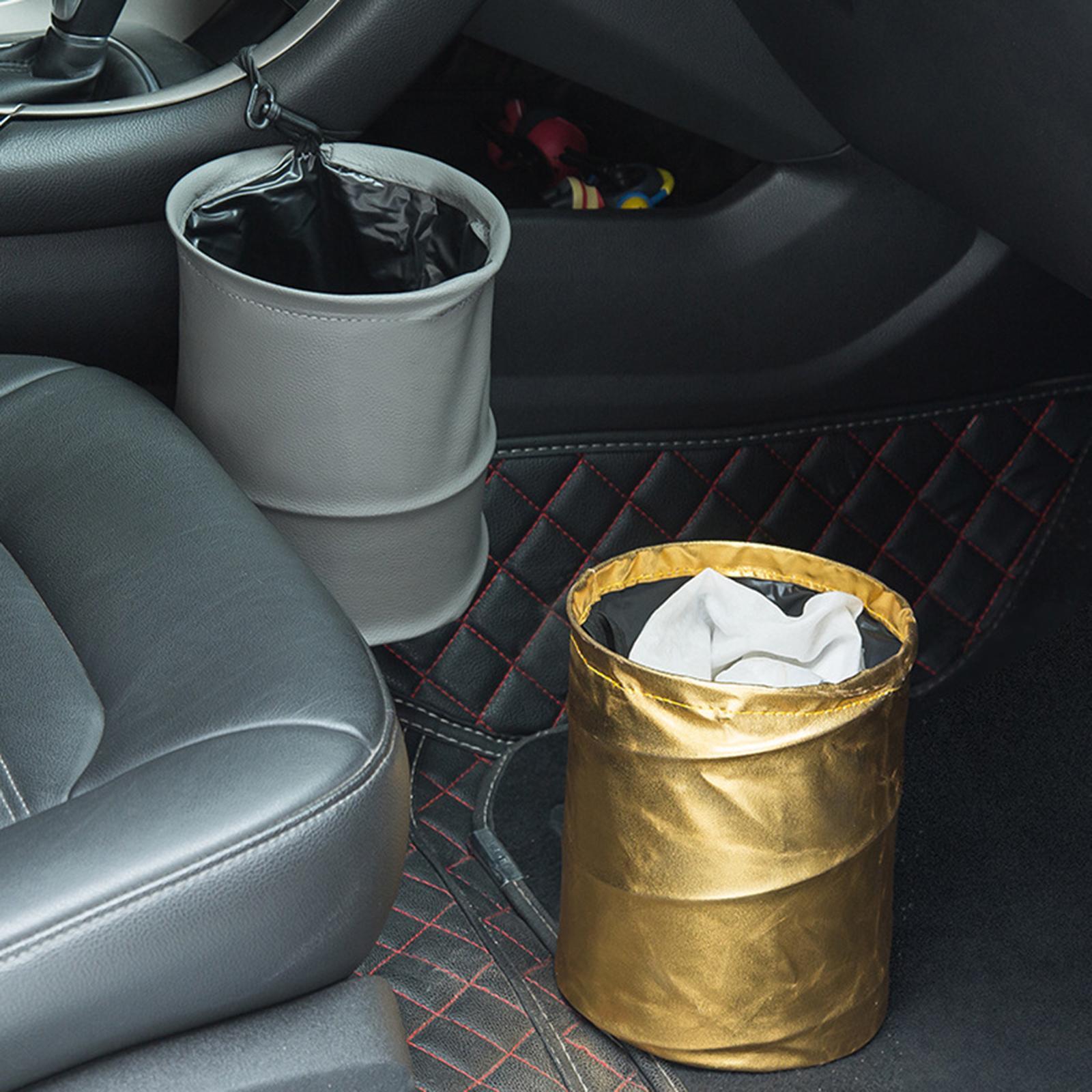 Car Trash can artificial Garbage Bin Waste Basket Rubbish Bin for Truck