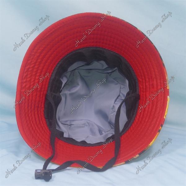 Nón tai bèo đi biển, mũ bucket trẻ em 3-5 tuổi size đầu 50-51cm vành nhỏ 5cm - Cây Dừa Đỏ