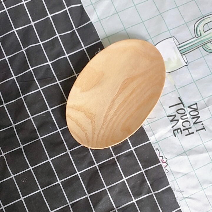 Khay gỗ Tần Bì Oval nhỏ đựng trà, bánh, khay phục vụ