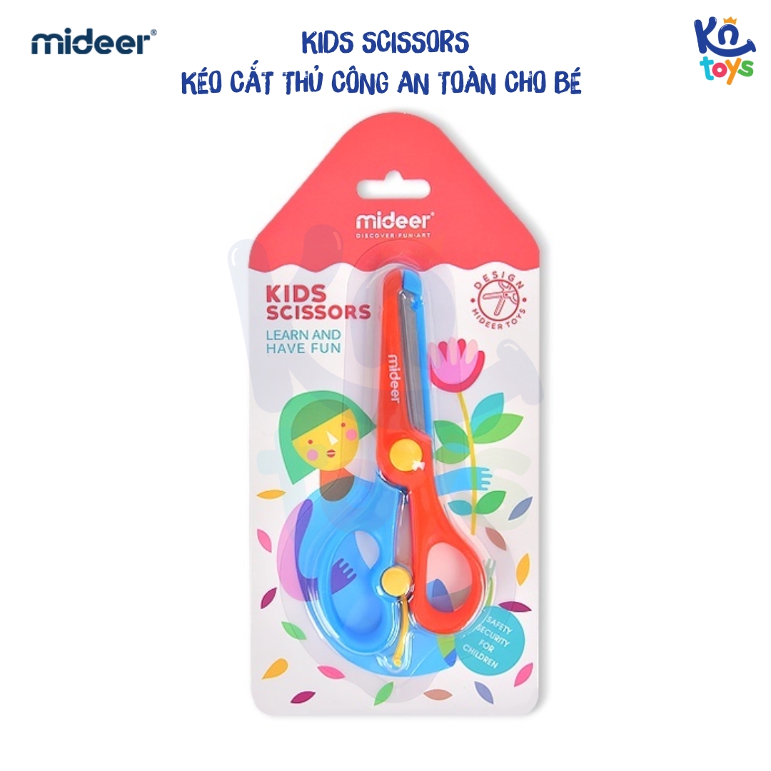 Kéo Cắt Giấy Thủ Công An Toàn Cho Trẻ Mideer Craft Scissors