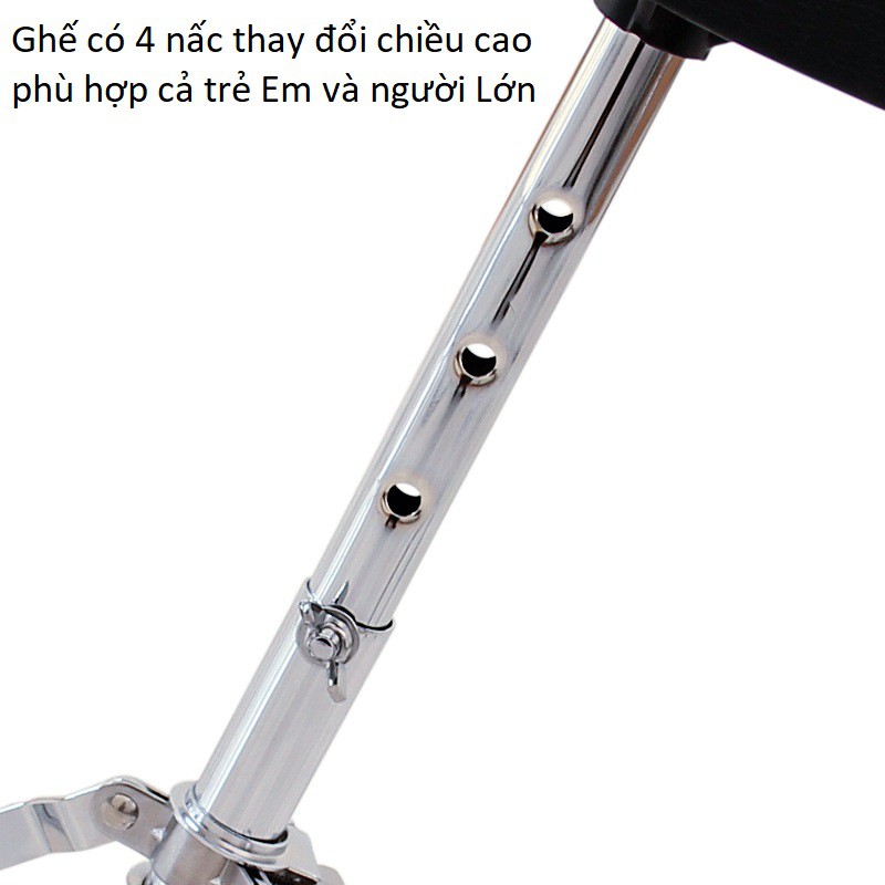 Ghế trống Asanasi ( Drum Chair ) tăng chỉnh chiều cao