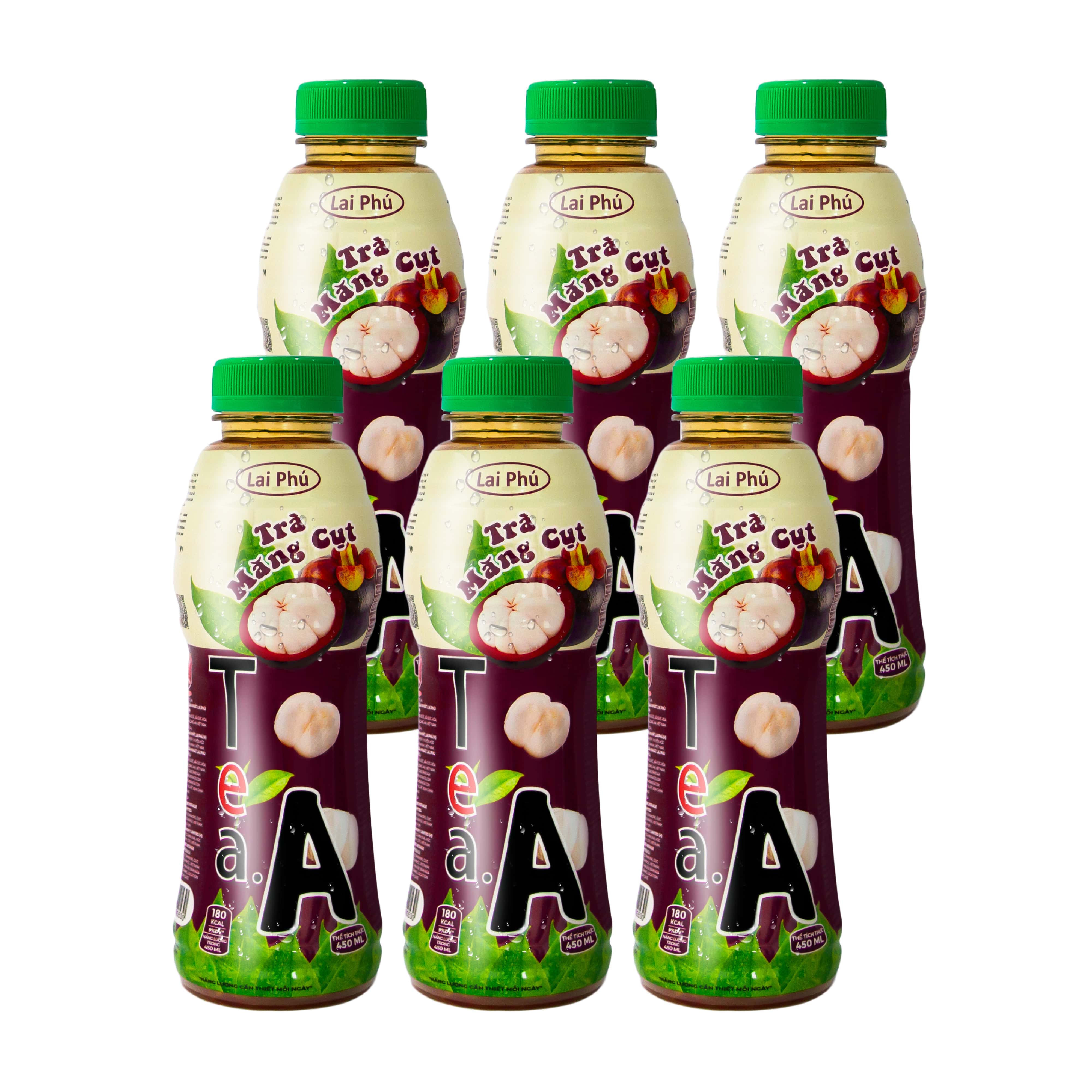 Trà Măng Cụt Tea A 450ml - Lốc 6 Chai