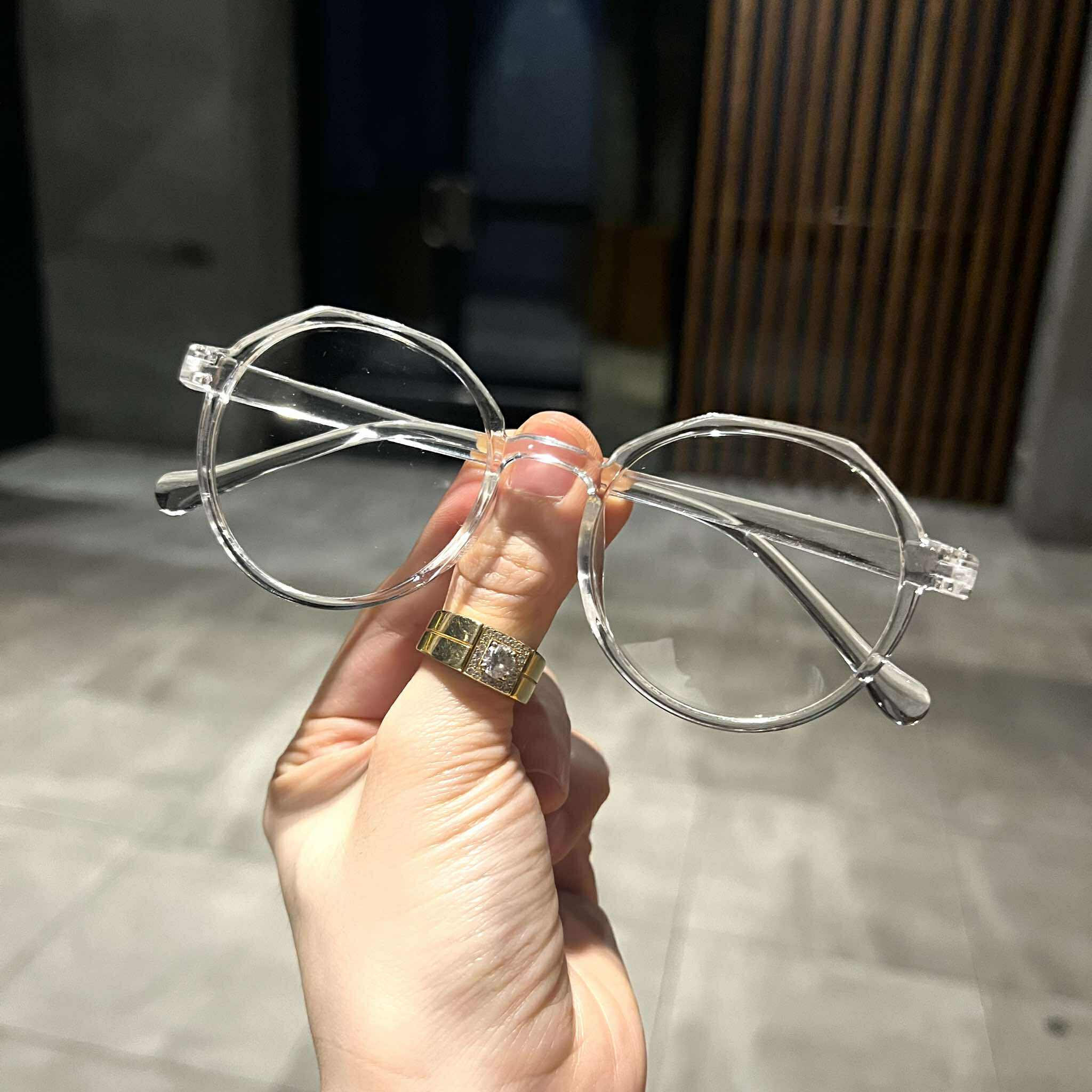 Kính mắt nam nữ dáng tròn nhỏ form nhỏ gọng nhựa