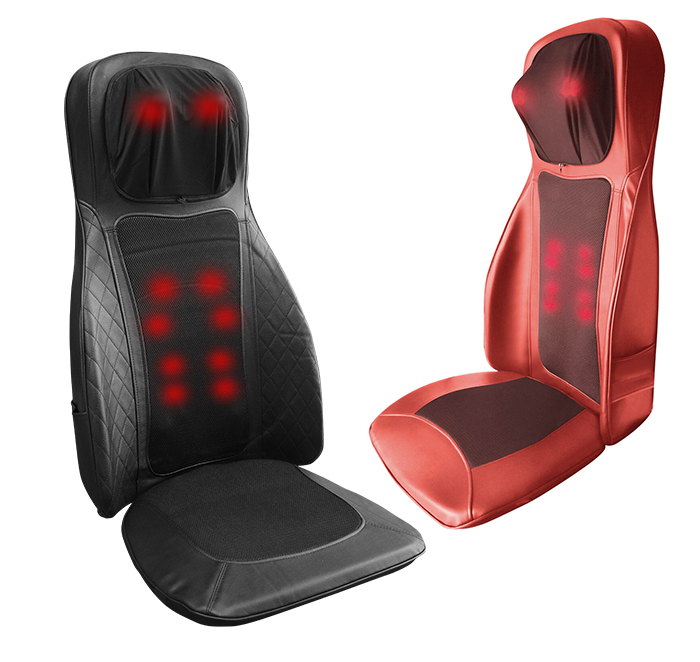 Ghế đệm massage lưng cổ vai gáy hồng ngoại Nikio NK-180 - Dùng được trên ô tô