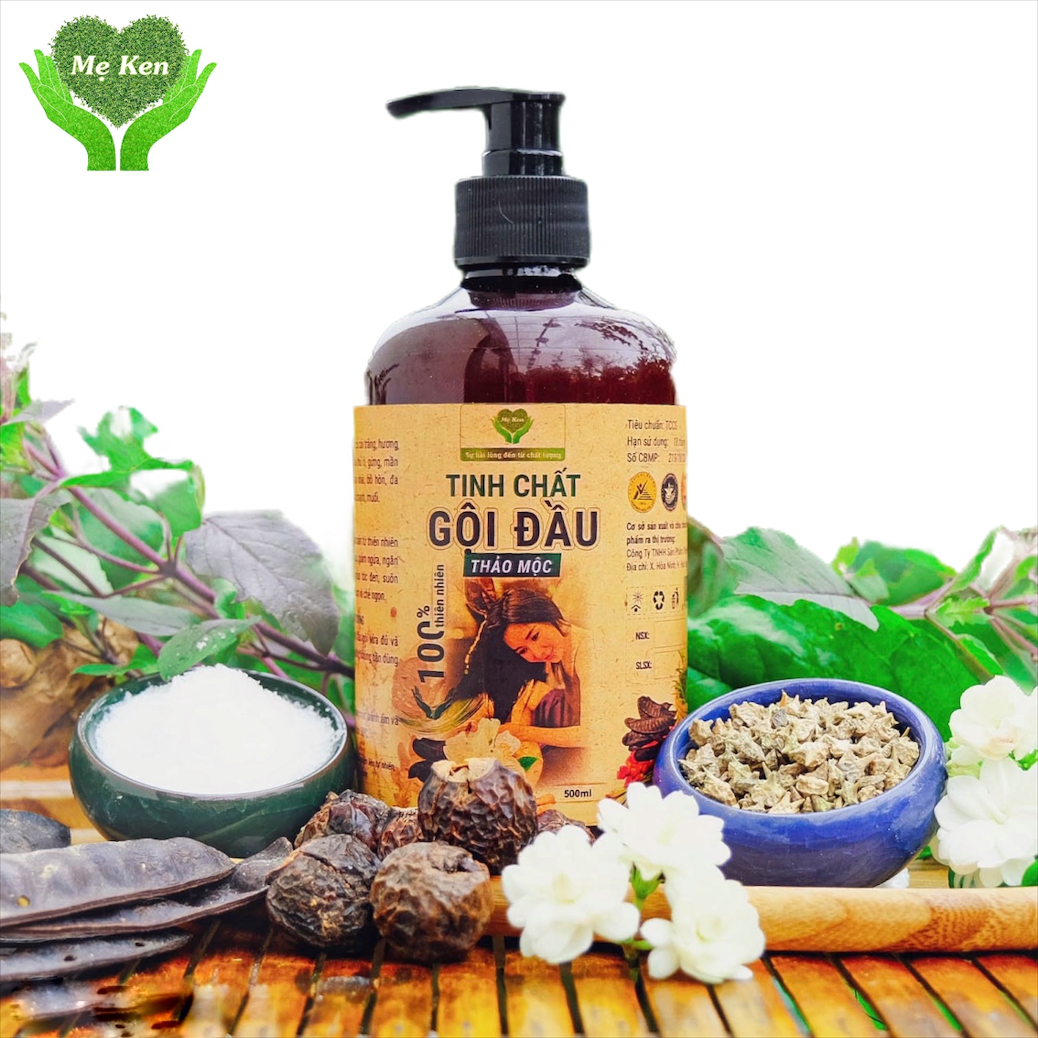 TINH CHẤT GỘI ĐẦU THẢO MỘC MẸ KEN-CHAI 500ML