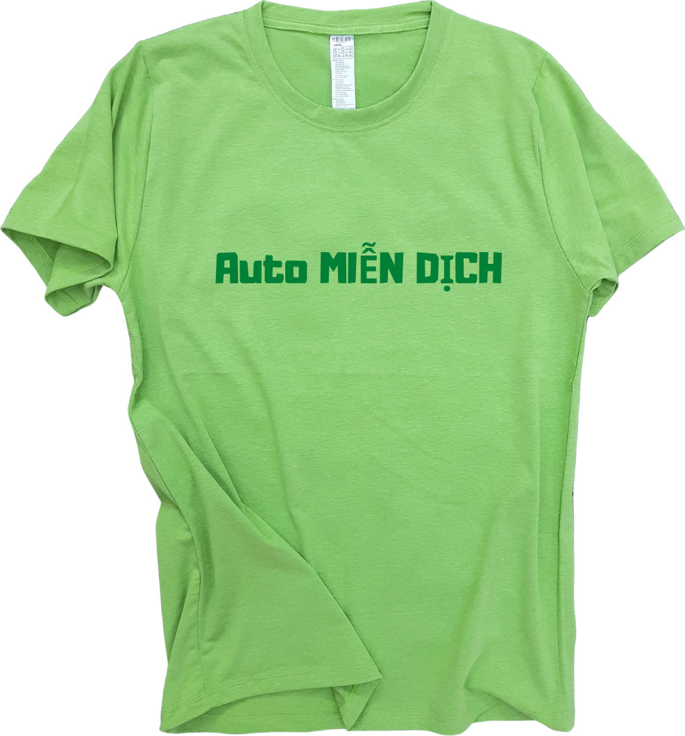 Áo thun nam nữ 80% Cotton Green09