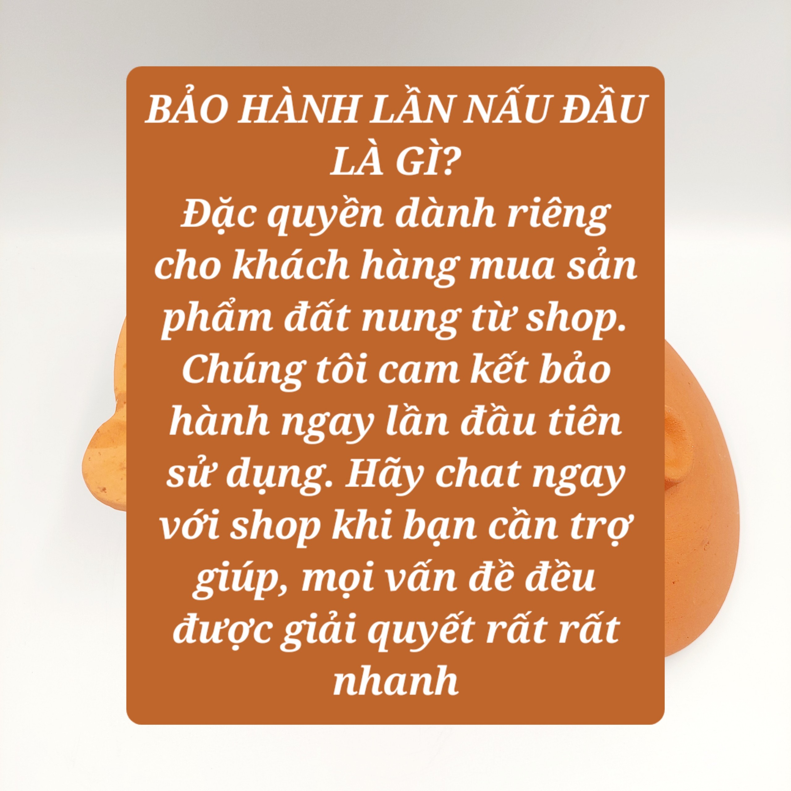 Chảo đất (nung) có quai bao gồm 2 kích thước 13cm và 15cm