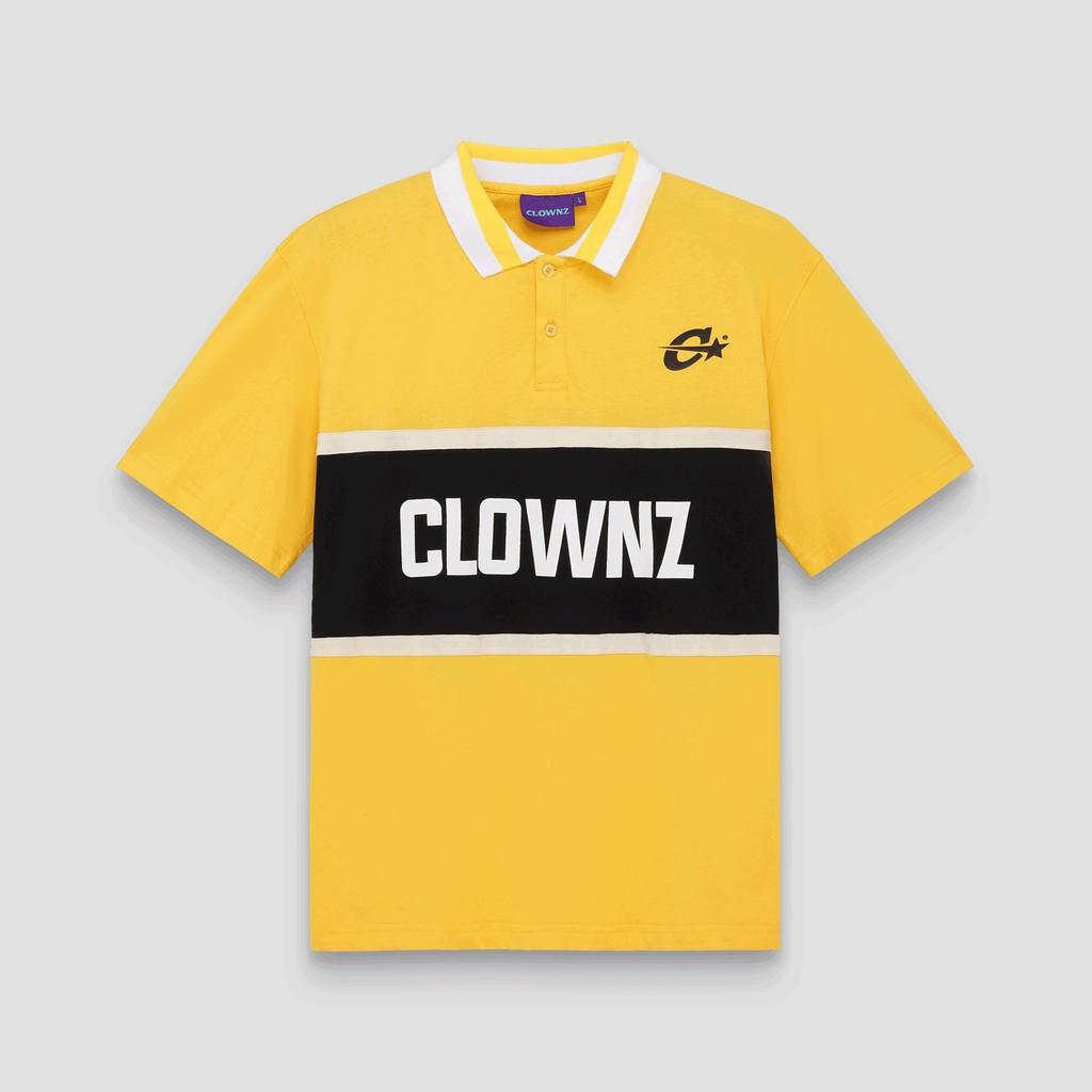 Áo thun polo nam nữ tay lỡ Polo Colors Block unisex form rộng, cổ bẻ