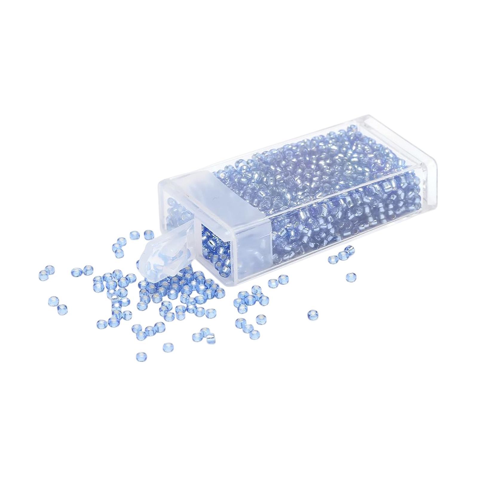 1000Pcs Beads Craft Beads with Storage Box Handcrafted Home Decoration Small Beads Spacer Beads for DIY Pendants Earring Jewelry Making