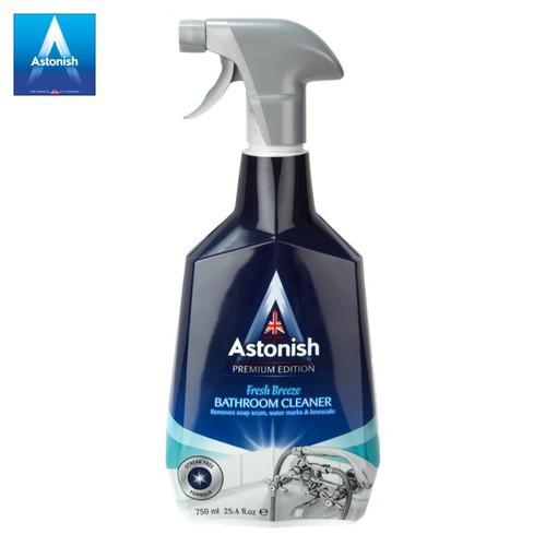 Chất tẩy đa năng Astonish làm trắng bồn cầu, inox, rỉ sét, gạch men, vách kính nhà tắm ố vàng lâu ngày