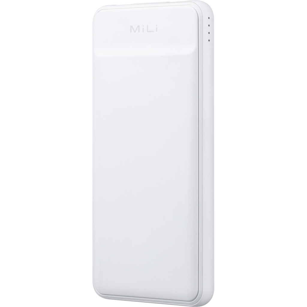 Pin sạc dự phòng MiLi Power Sunny Plus 10.000mAh HB-N10 Trắng - Hàng Chính Hãng