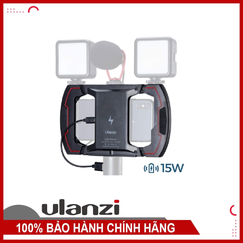 ULANZI U-RIG WIRELESS - HÀNG CHÍNH HÃNG - Khung quay phim dành cho điện thoại, hỗ trợ sạc không dây 15W