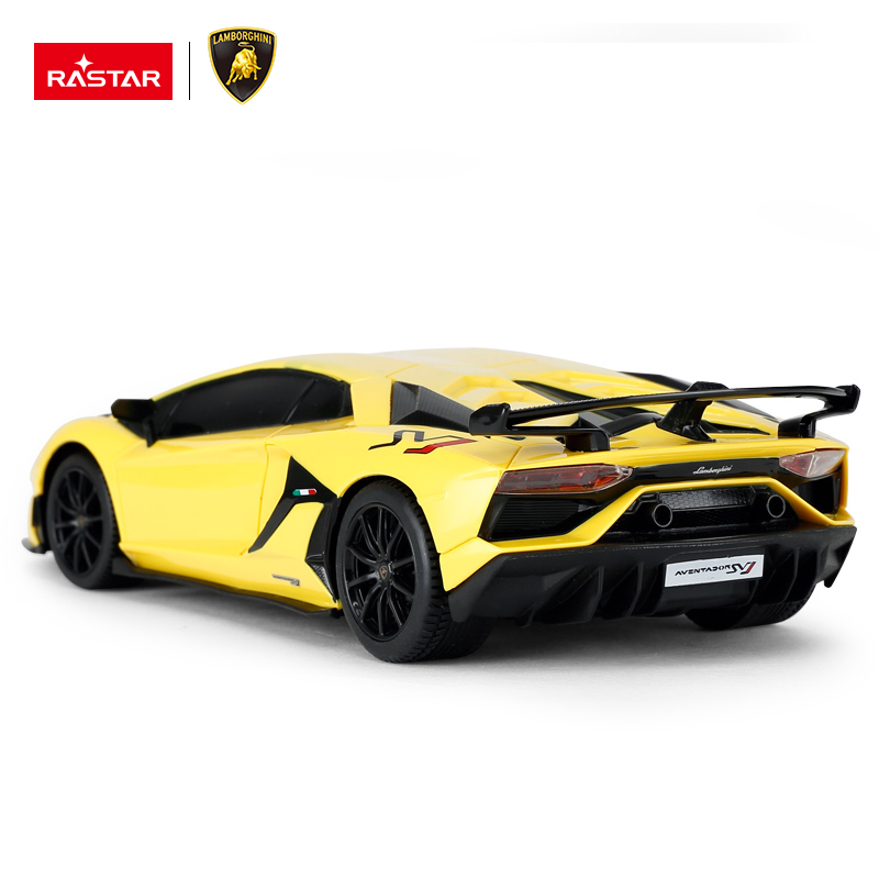 Đồ chơi điều khiển RASTAR Xe điều khiển 1:24 Lamborghini Aventador SVJ_màu Vàng R96100/YEL