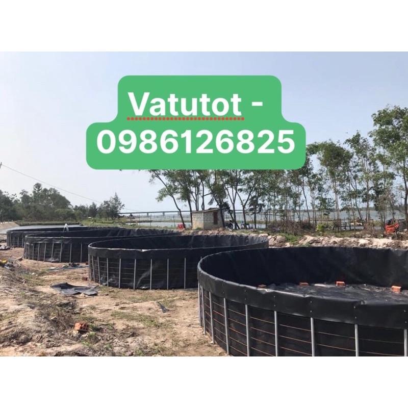 BỂ BẠT TRÒN NUÔI CÁ, TÔM, BỒN BẠT NUÔI CÁ KOI ĐK: 3mx1.2m