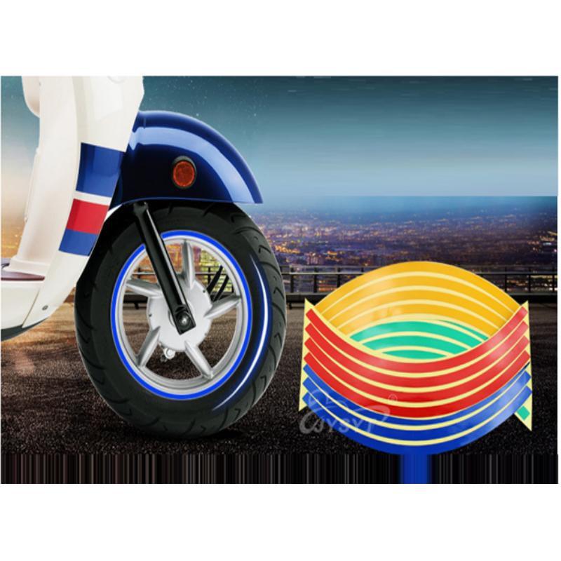 Bộ decal dán phản quang vành xe 206635