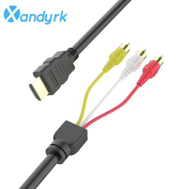 Cáp Chuyển Đổi XA- 5v Hd Video Hdmi Sang 3rca Av Scart Cho Hệ Thống Rạp Chiếu Phim Tại Nhà