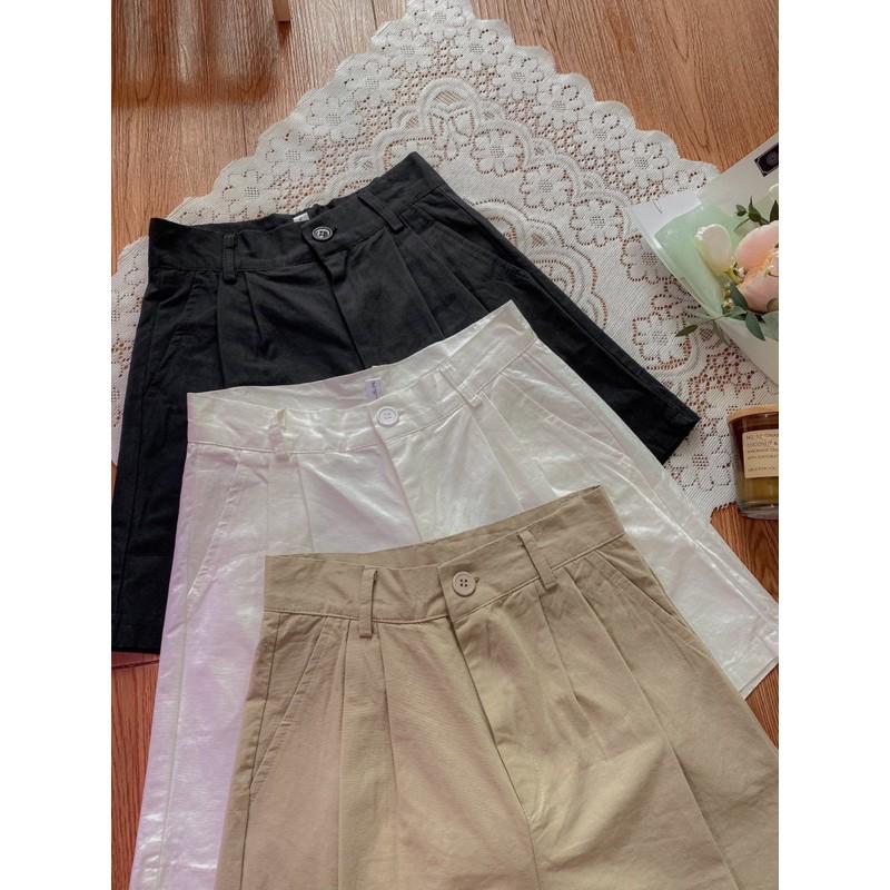 Quần short kaki kèm nịt