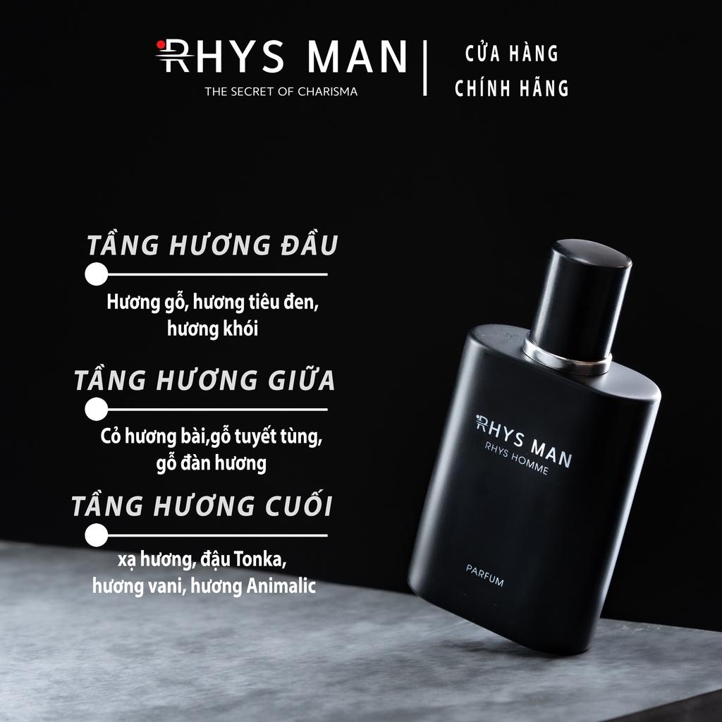 Combo sữa tắm gội nam 3 in 1 hương nước hoa 350ml &amp; Nước hoa nam RHYS MAN 50ml - Hàng chính hãng