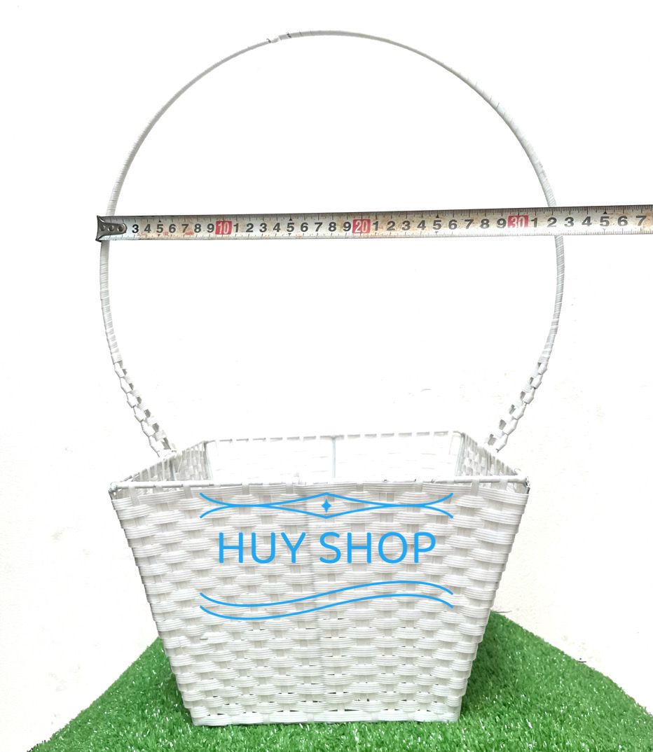 Giỏ Mây VUÔNG số 1  trang trí nhà cửa