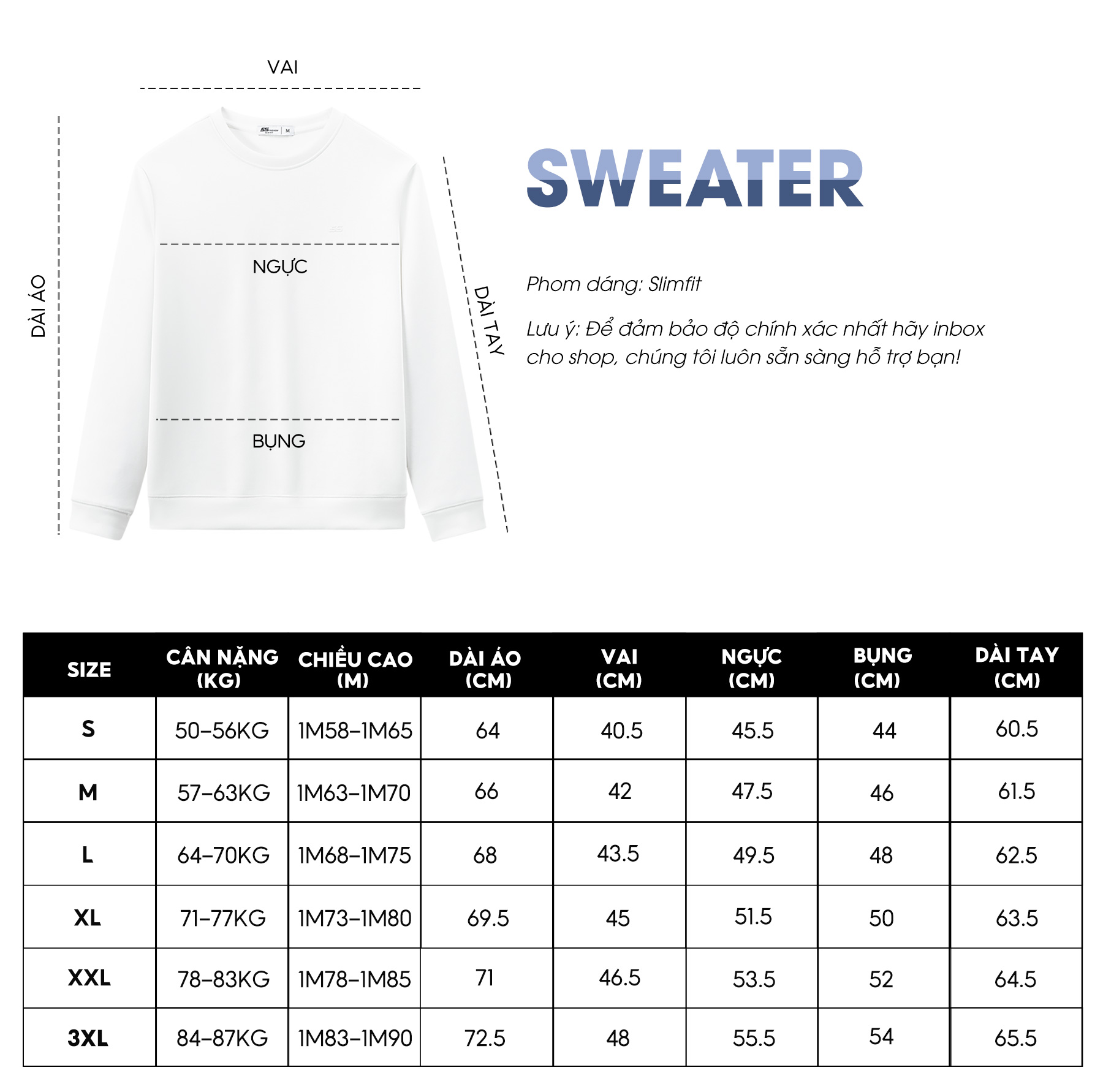 Áo Sweater Nam 5S FASHION Chất Nỉ Cotton, Phom Ôm Vừa Vặn, Thiết Kế Trơn Basic Dễ Mặc, Dễ Phối Trẻ Trung
