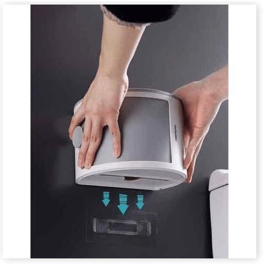 BỘ 2 HỘP ĐỰNG ĐỒ 2 TẦNG TREO TƯỜNG NHÀ VỆ SINH OUSUWO