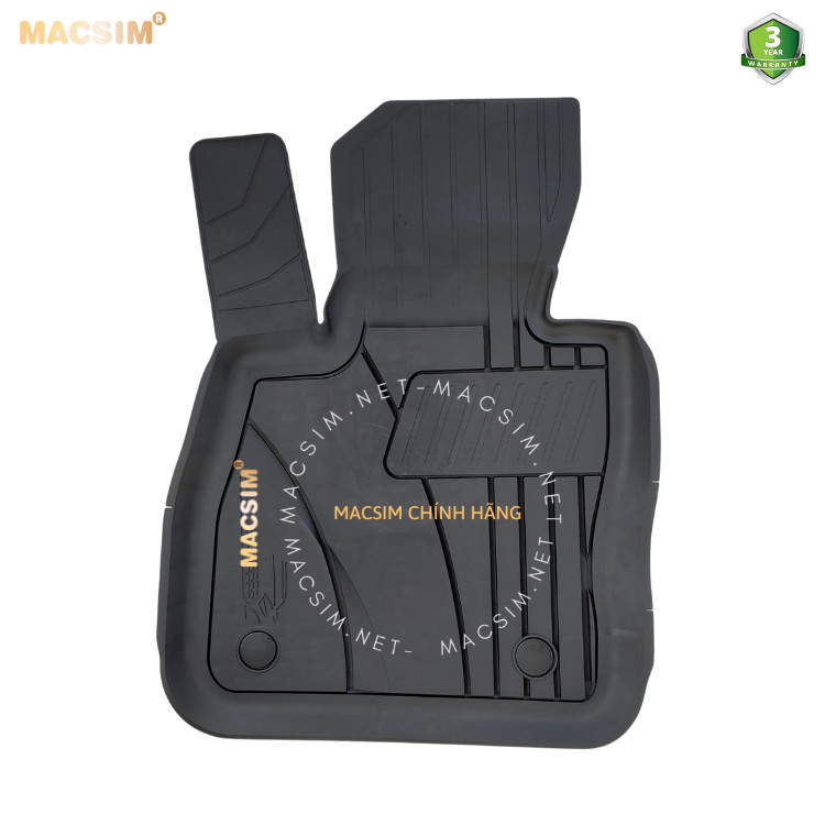 #1 series,Thảm lót sàn ô tô nhựa TPE Silicon xe  BMW 1-Series 2019+  Back,  Nhãn hiệu Macsim