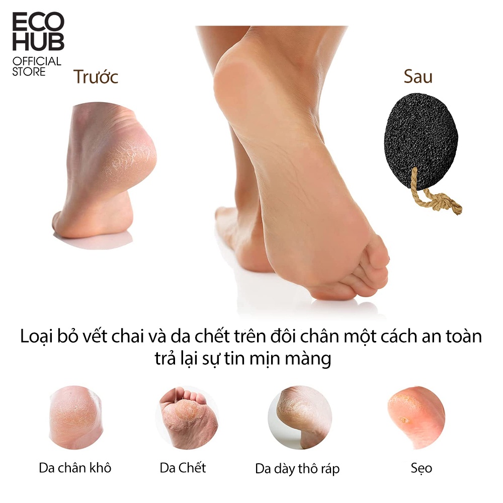 Đá tắm ECOHUB tẩy da chết, massage cơ thể