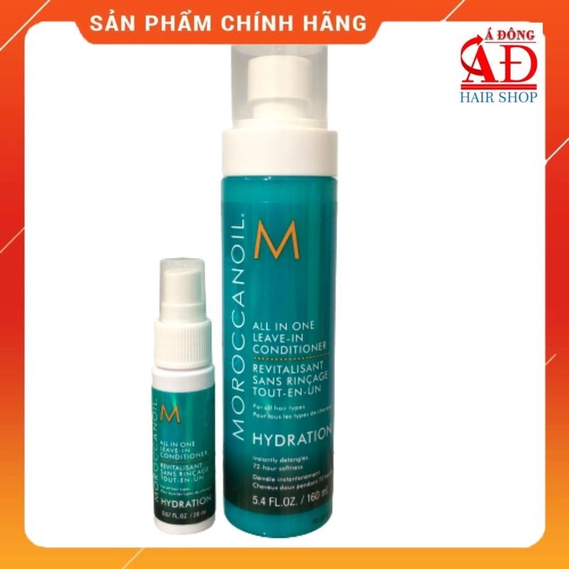 XỊT DƯỠNG XẢ KHÔ ĐA NĂNG MOROCCANOIL HYDRATION ALL IN ONE LEAVE IN CONDITIONER SUÔN MƯỢT TÓC 20ML/160ML