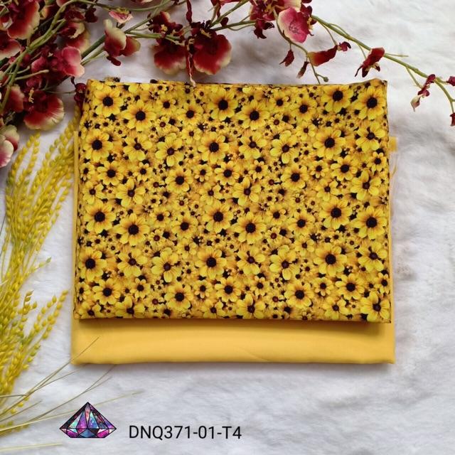 Vải áo dài hoa nhí