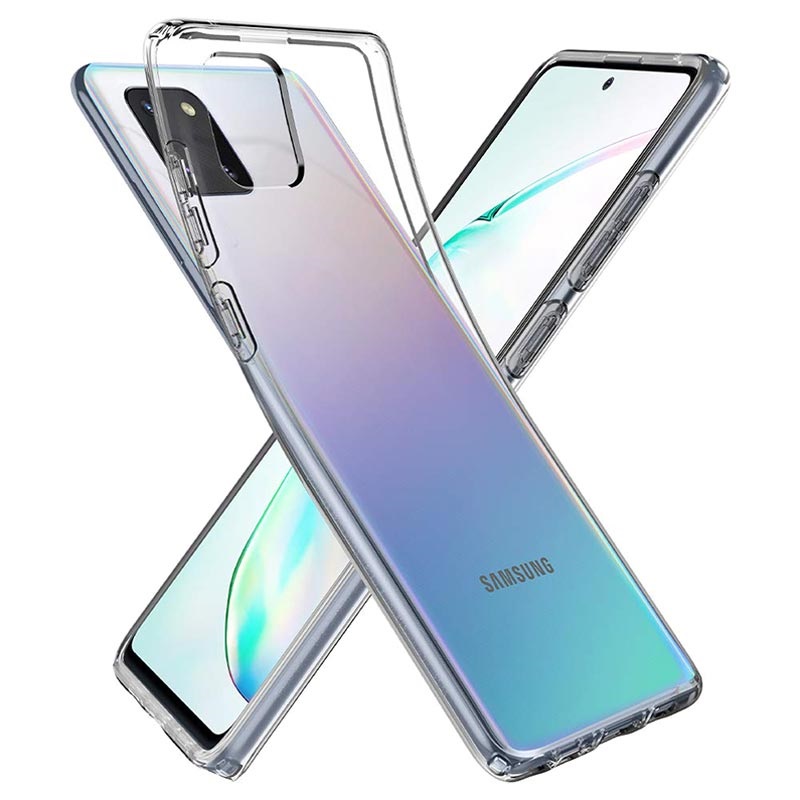Ốp lưng silicon dẻo trong suốt Loại A cao cấp cho Samsung Galaxy Note 10 Lite - Hàng chính hãng