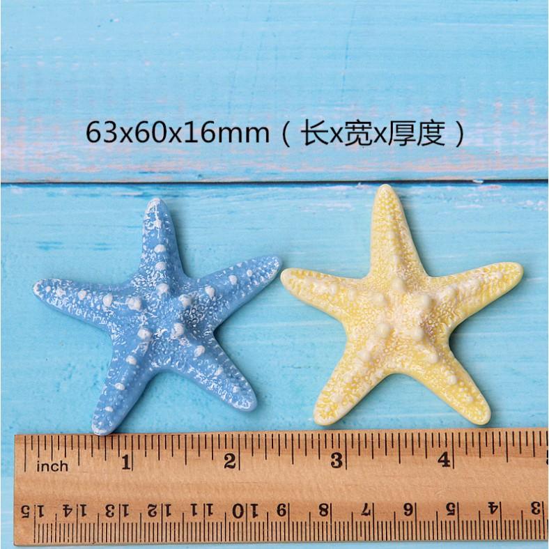 Charm mô hình vỏ sò, sao biển lấp lánh cho các bạn trang trí bánh, vỏ ốp điện thoại, tiểu cảnh