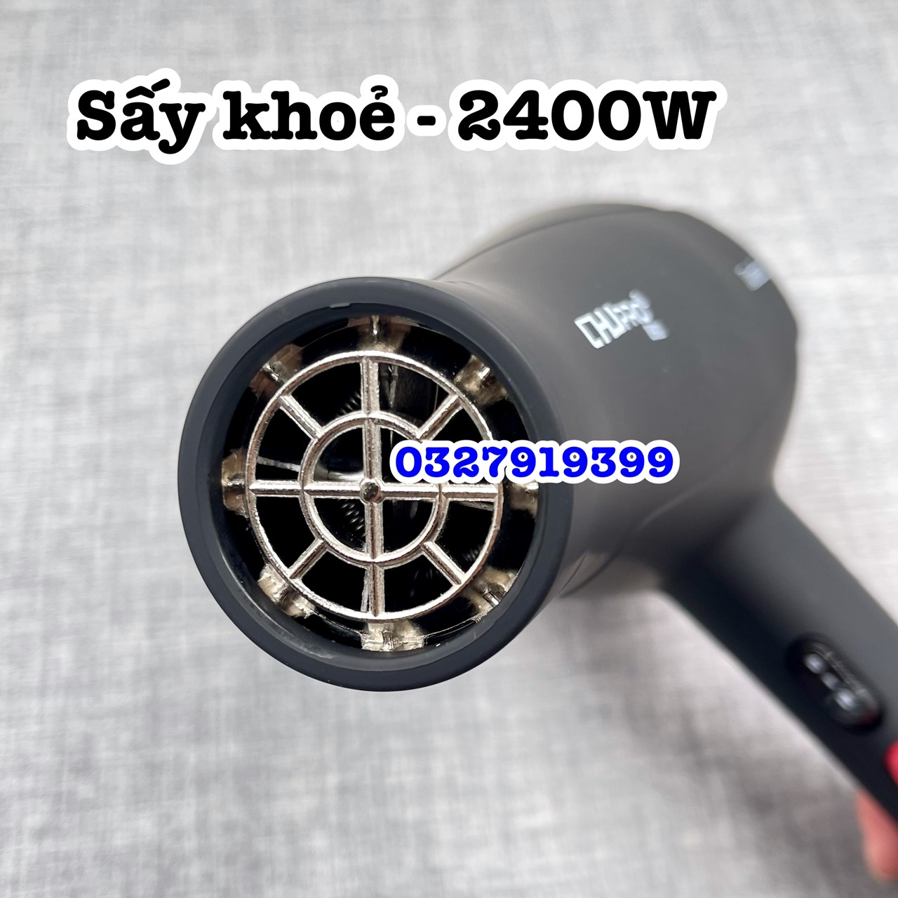 Máy sấy tóc chuyên salon CHJ PRO 8900 công suất lớn 2400W