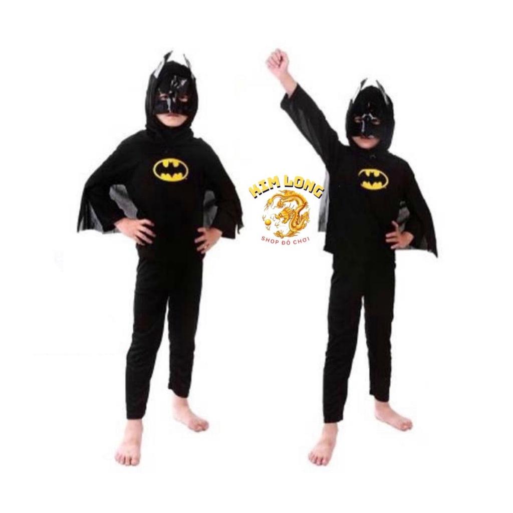 Bộ quần áo SIÊU ANH HÙNG người nhện Spiderman - Siêu nhân Supperman - Batman trang phục hoá trang Halloween cho bé trai